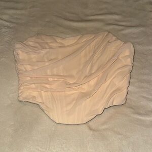 Amazon cropped light pink tube top XL